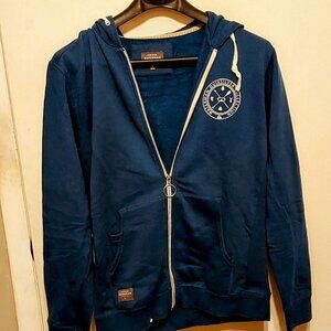Quiksilver Waterman Green Hooded Jacket Long sleeves Full Zip Logo